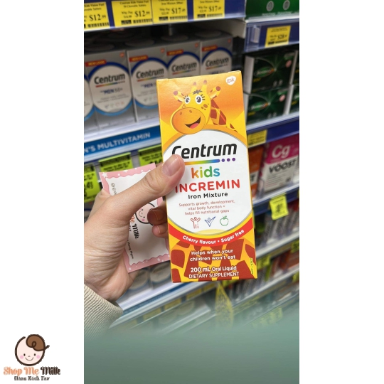 Centrum Kids Incremin - Siro Cho Trẻ Biếng Ăn 200ml Hàng Air