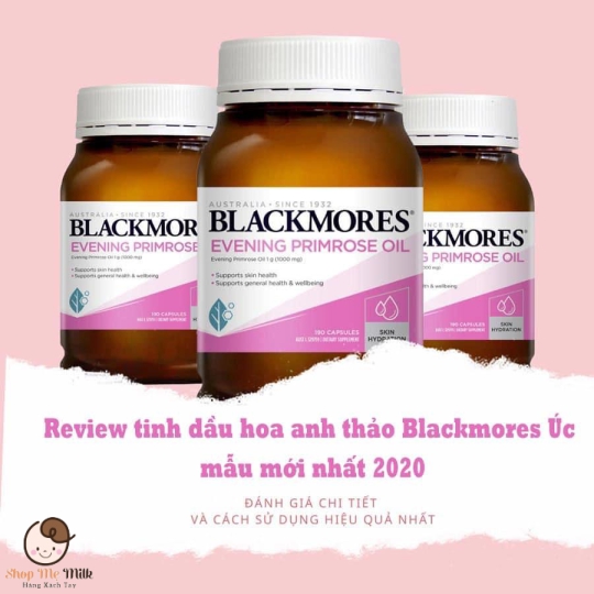 Viên Tinh dầu hoa anh thảo Blackmores Úc 190 viên Hàng Air