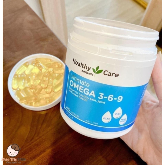 Dầu cá Omega 3-6-9 Healthy Care Úc 400 viên ( Hàng Air)