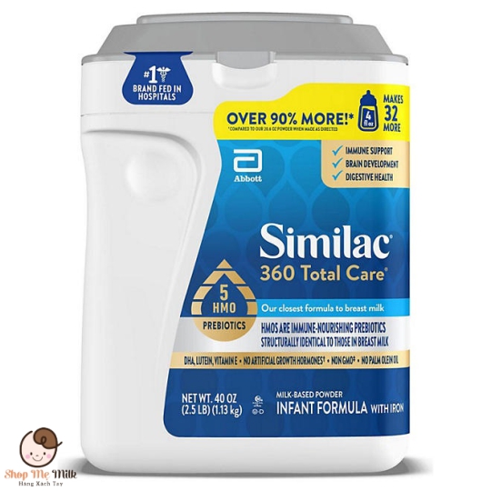 Sữa Similac 360 total Care 1.13kg cho bé từ 0-12 tháng của Mỹ - Hàng Air