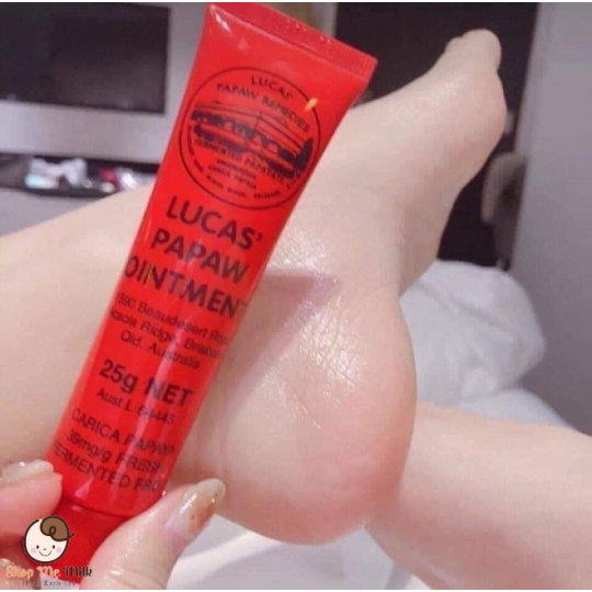 Kem Lucas Pawpaw đa năng của Úc 25g ( Bôi da bé, bôi môi khô nứt, viêm chàm da)