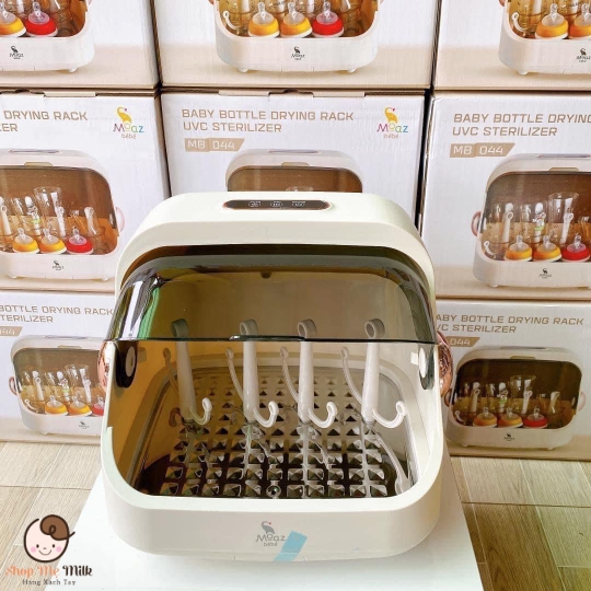 Máy úp bình sữa và tiệt trùng sấy khô Tia UCV Moaz Bé.Bé MB - 044 ( Bảo hành chính hãng 1 năm)
