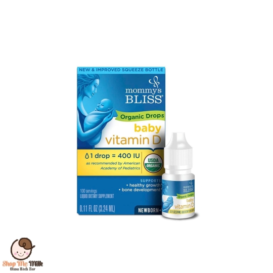 VITAMIN D3 MOMMY'S BLISS ORGANIC MY - D3 HỮU CƠ SIÊU SẠCH CHO BÉ SƠ SINH