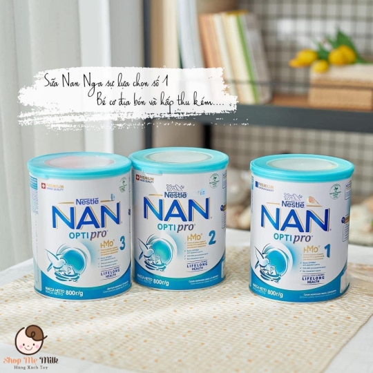 Sữa Nan Nga số 2 (800g) cho bé từ 6 tháng đến 12 tháng