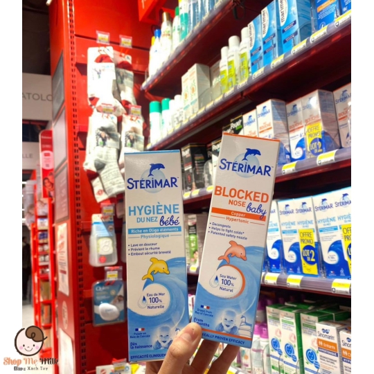 XỊT MUỐI BIỂN STÉRIMAR KHÁNG VIÊM CÁ HEO CAM - 100ML