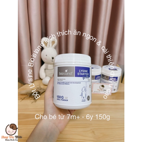 Bột Lysine tăng chiều cao của Úc 150g ( bé từ 7m+)