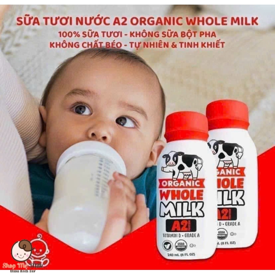 SỮA TƯƠI A2 PROTEIN ORGANIC WHOLEMILK