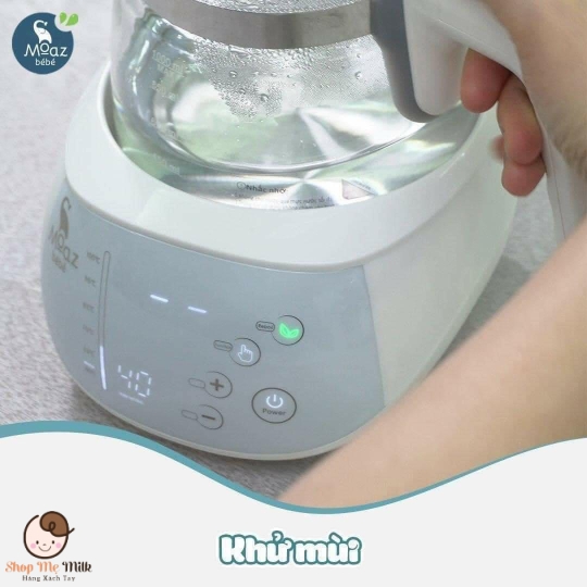 Bình đun nước pha sữa thông minh Moaz Bebe MB-002 ( Giữ nhiệt auto 40 độ C)