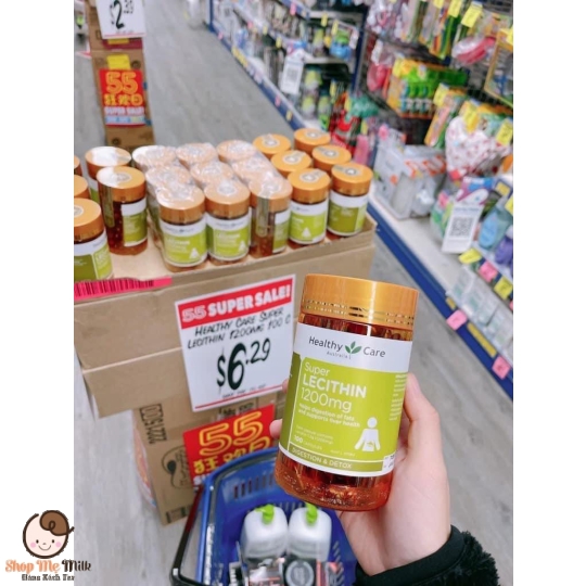 Tinh chất mầm đậu nành Healthy Care Úc 1200mg hộp 100 viên Hàng Air