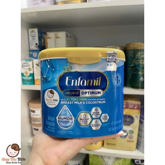 Sữa Enfamil Enspire Infant Formula 0-12 tháng hộp nhựa 581G ( Hàng Air)