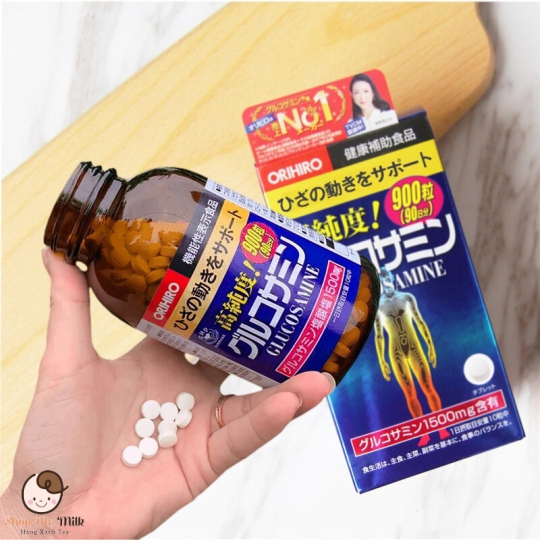 Glucosamine Orihiro 1500mg (900 viên) Nhật Bản ( Hàng Air)