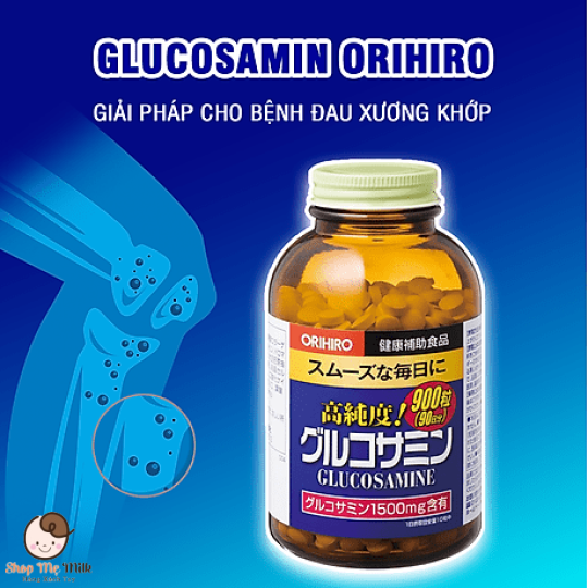 Glucosamine Orihiro 1500mg (900 viên) Nhật Bản ( Hàng Air)