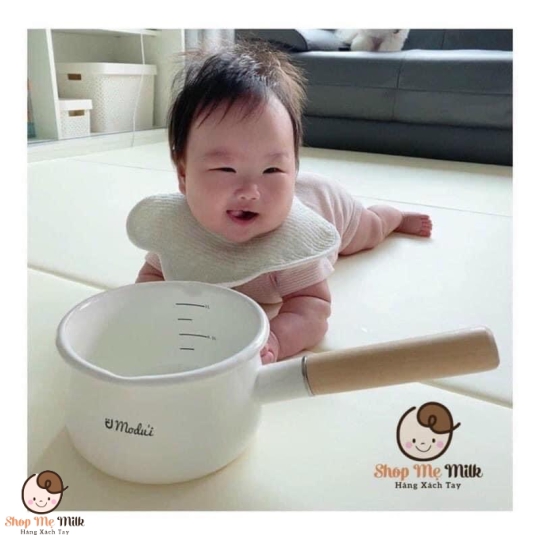 Nồi sứ nấu cháo Modui Style Hàn 2.3 Lít kèm nắp