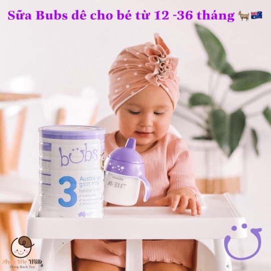 Sữa Bubs dê úc số 3 ( 800g) cho bé từ 1 tuổi ( Hàng Air)3