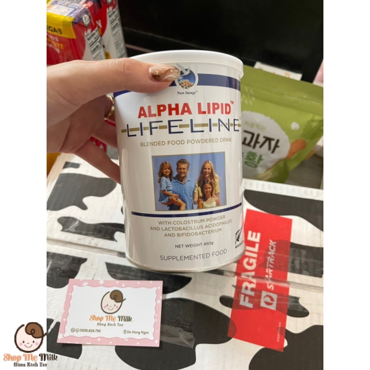 Sữa non alpha lipid nội địa Úc 450G ( Lon Full chữ tiếng anh xách tay)