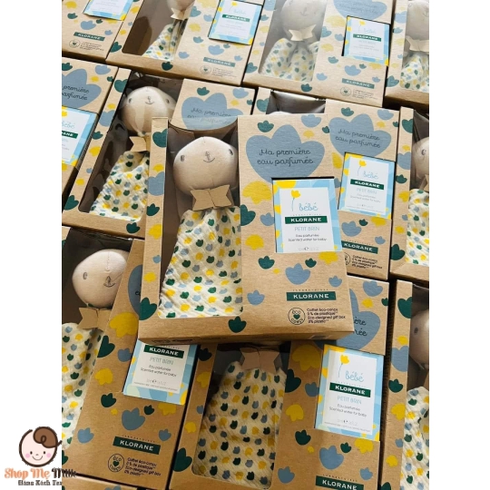Nước hoa cho bé Klorane Bebe & Khăn Thỏ Nghiền 50ml