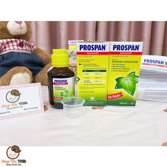 Siro ho prospan thảo dược Đức 100ml ( bé từ sơ sinh)