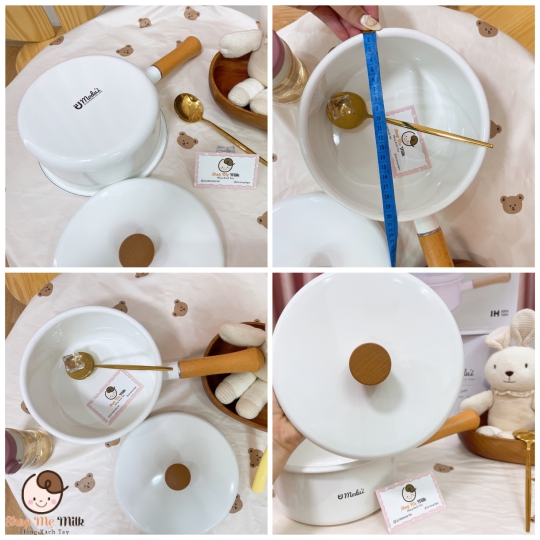 Nồi sứ nấu cháo Modui Style Hàn 2.3 Lít kèm nắp