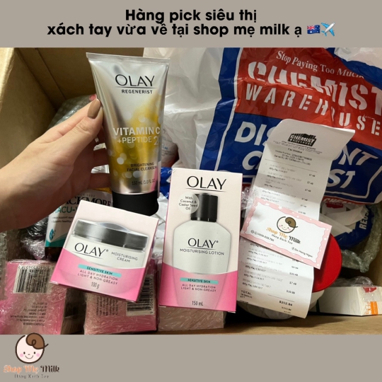 Kem dưỡng ẩm Olay Moisturising cream Úc 100G ( Hàng Air)