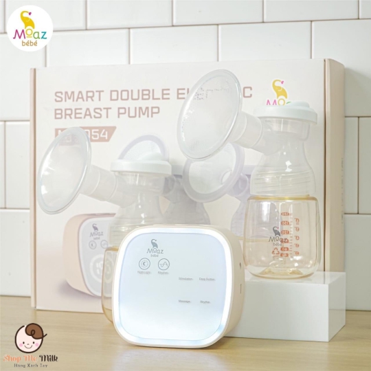 Máy Hút sữa điện đôi Moaz Bé.Bé 10 cấp độ MB -054 ( Bảo hành 1 năm)