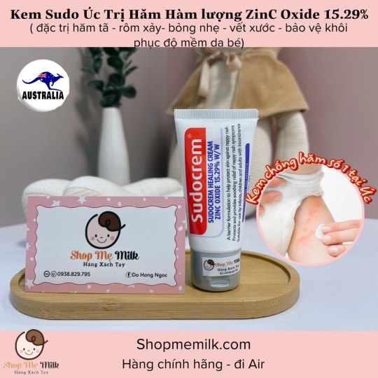 Kem hăm sudo cream dạng tuýp 30G Nội địa Úc - Hàng air bé từ sơ sinh