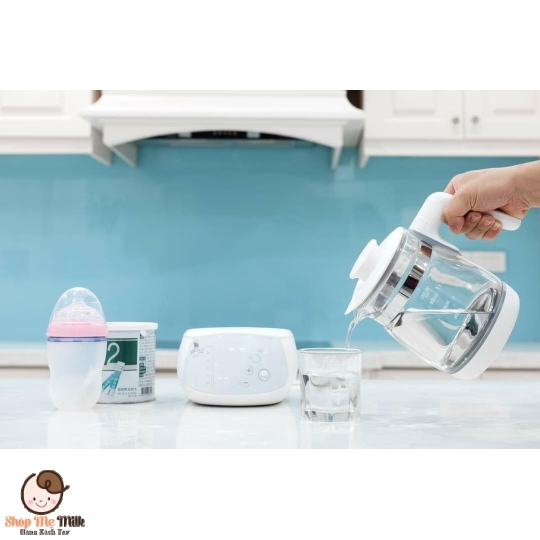 Bình đun nước pha sữa thông minh Moaz Bebe MB-002 ( Giữ nhiệt auto 40 độ C)