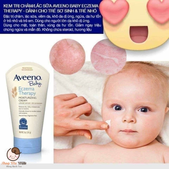 Kem dưỡng chàm viêm da Aveenobaby Eczematherapy 206g Úc Hàng Air