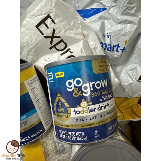 Sữa bột Similac Go & Grow NON-GMO Milk-Based Toddler Drink Powder With HMO 680g Mỹ cho bé từ 1+ ( Phát triển toàn diện - tăng đề kháng)