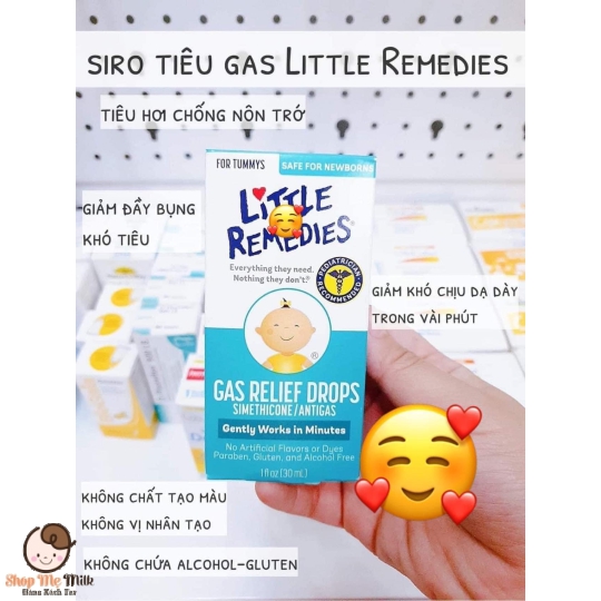 TIỂU GAS LITTLE REMEDIES - GIẢI PHÁP CHO NHỮNG LẦN KHÓC DẠ ĐỀ CỦA TRẺ SƠ SINH