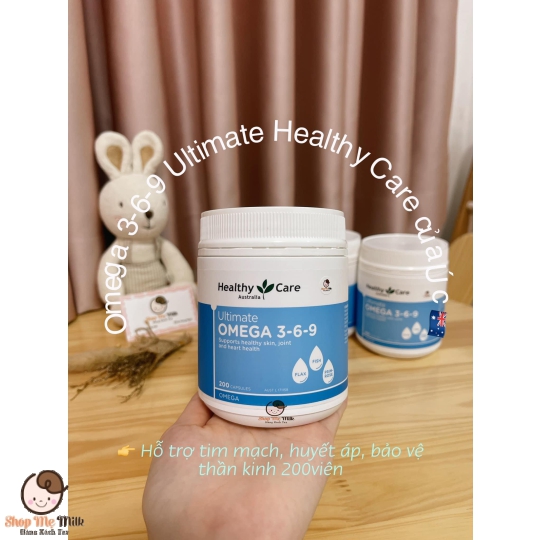 Dầu cá Omega 3-6-9 Healthy Care Úc 400 viên ( Hàng Air)