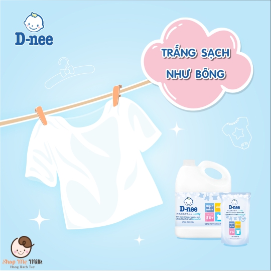 Nước giặt Dnee Thái Lan Bịch 600Ml ( cho bé từ 0 tháng)