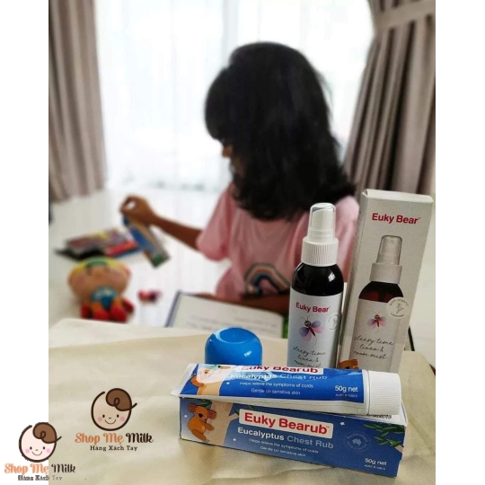 Dầu khuynh diệp Euky Bearub 50G Úc bé từ 3 tháng