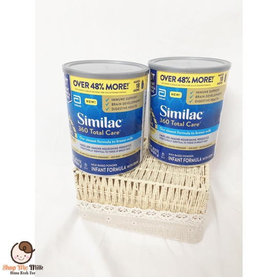 SỮA SIMILAC 360 TOTAL CARE 5 HMO PREBIOTICS CHO BÉ TỪ 0 ĐẾN 12 THÁNG, 874G