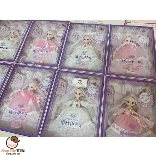 Búp bê công chúa cho bé từ 3+ ( Yikale Nội địa Trung) Hộp 45cm
