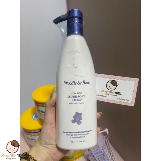 Sữa Dưỡng Ẩm Siêu Mềm Noodle & Boo Creme Douce Lotion (473ml) Mùi phấn