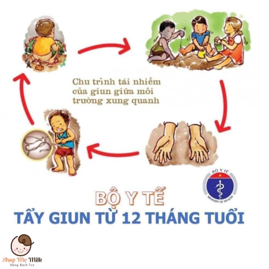 Siro Tẩy Giun Zelcom Hàn Quốc cho bé từ 2 tuổi ( Hộp 2 gói 15ml)