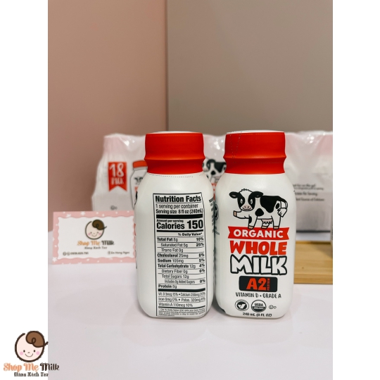 SỮA TƯƠI A2 PROTEIN ORGANIC WHOLEMILK
