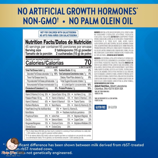 Sữa bột Similac Go & Grow NON-GMO Milk-Based Toddler Drink Powder With HMO 680g Mỹ cho bé từ 1+ ( Phát triển toàn diện - tăng đề kháng)