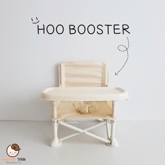 Ghế gấp họn Hoo Booster kèm bàn ăn style Hàn Quốc cho bé từ 6 tháng ( bản rep 1:1)