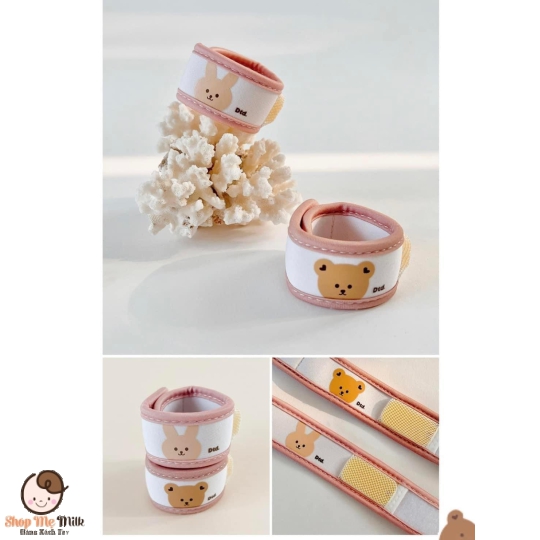 Vòng tay chống muỗi Dottodot Hàn Quốc ( set kèm 2 viên tinh dầu)