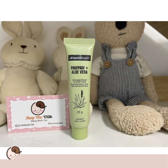 Kem Pawpaw + Aloe Vera Kem Chiết Xuất Từ Đu Đủ & Lô Hội Vessential 25G
