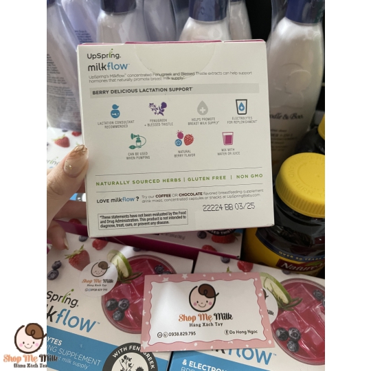 TRÀ LỢI SỮA UPSPRING MILKFLOW (VỊ DÂU)