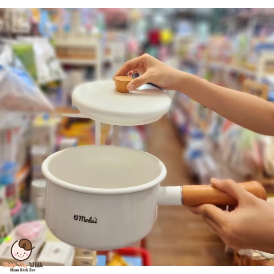 Nồi sứ nấu cháo Modui Style Hàn 2.3 Lít kèm nắp