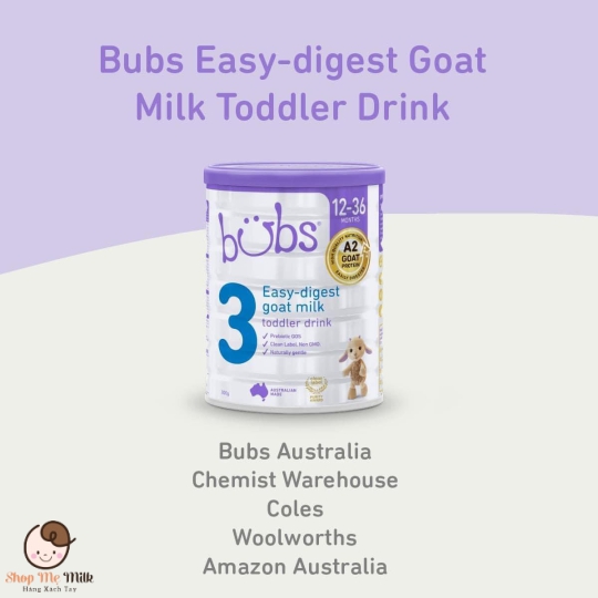 Sữa Bubs dê úc số 3 ( 800g) cho bé từ 1 tuổi ( Hàng Air)3