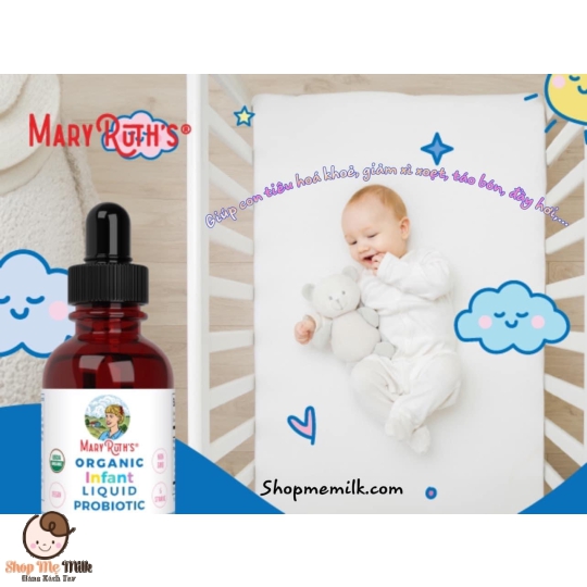 Men lợi khuẩn hữu cơ Mary Ruth's dạng giọt của Mỹ - Hàng Air