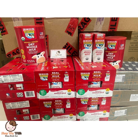 (HỘP) SỮA TƯƠI HORIZON ORGANIC WHOLE MILK 236ML