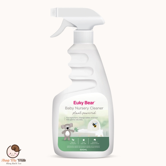 Xịt Diệt Khuẩn Đồ Chơi, Đồ Dùng Euky Bear (500ml) Úc hàng xách tay