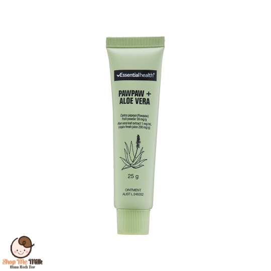Kem Pawpaw + Aloe Vera Kem Chiết Xuất Từ Đu Đủ & Lô Hội Vessential 25G