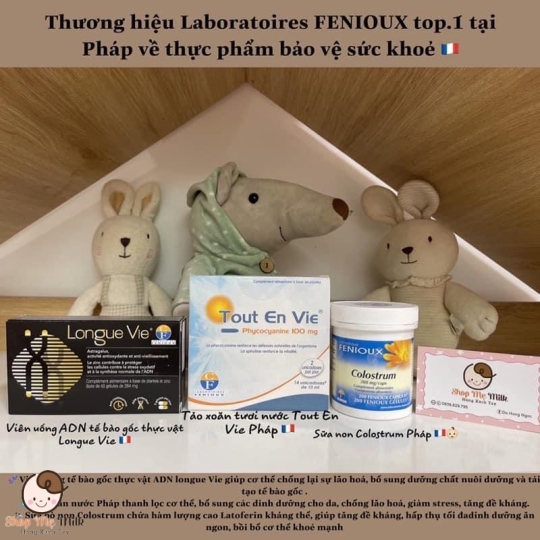 Viên uống tế bào gốc LONGUE VIE ADN thực vật của Pháp ( chống lão hoá, tăng sinh collagen cho da)
