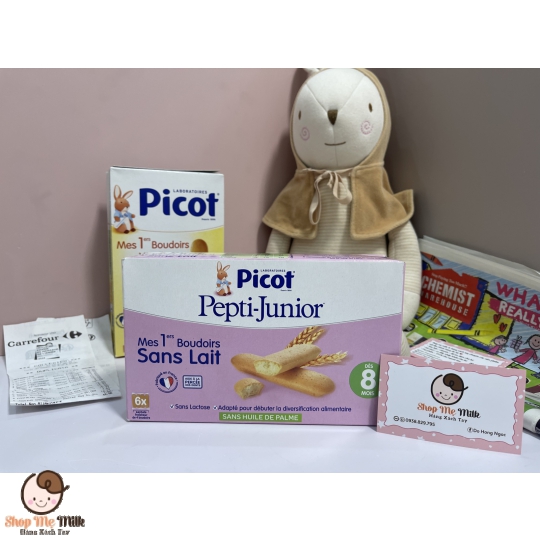 Bánh Quy Mềm Picot Pháp cho bé dị ứng đạm bò ( vị lúa mạch)